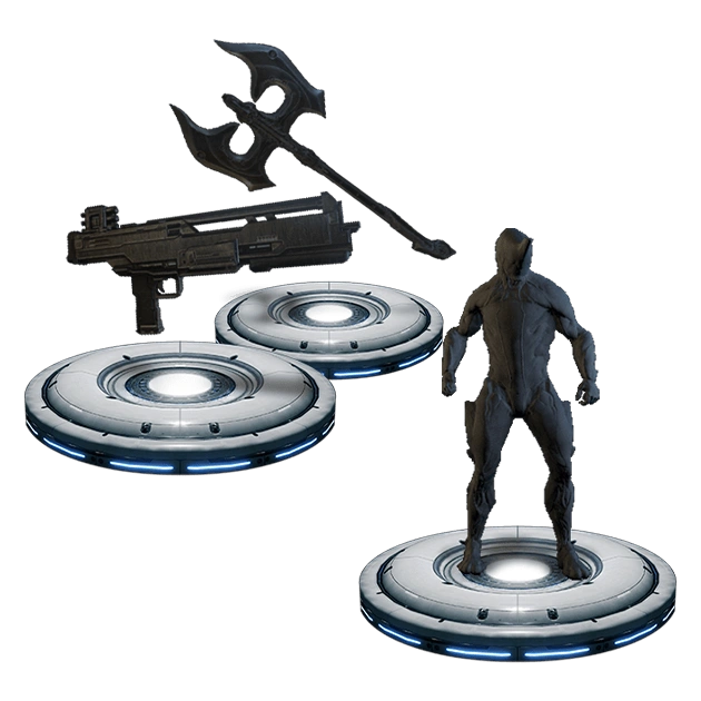1x Warframe Slot and 2x Weapon Slots